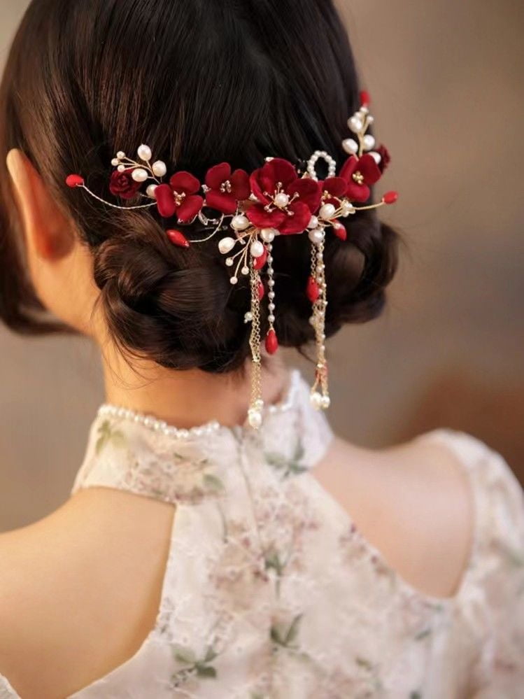 EKE Women’s Hair Clip Vintage Retro Back-Wear Elegant Hair Accessory with Fashion Texture