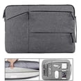 thumbnail image 2 of Funda para portátil Huawei Matebook 14 14s D14 Xpro 13,9 14,2 pulgadas 2022 Funda D15 Funda para Honor MagicBook 14 V14 X14 15,A-11inch 300x220x20,gris claro, 2 of 5