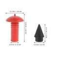 thumbnail image 4 of 1 Pack Mushroom Shaped Tire Repair Insert Plug Car Universal Tire Repair Insert Plugs Universal Rubber Replacement Sockets Tool for Motorcycle Tires, 4 of 8