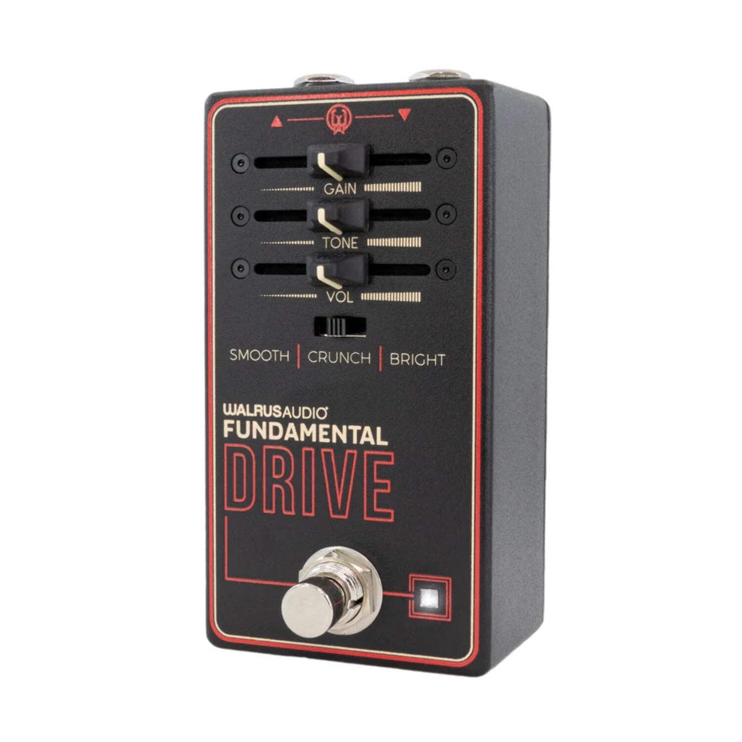 Walrus Audio Fundamental Series Overdrive Effects Pedal - Black