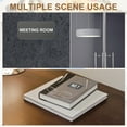 thumbnail image 4 of Uxcell 12 Pcs Placas de Nombre en Blanco, 1.6 x 0.9" Placa de Metal Grabada con Adhesivo Fuerte, 4 of 6