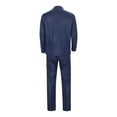 thumbnail image 4 of Fgnfyis Long Retro Slim Men's Pants Autumn/winter Punk Casual Suit Leather Leather Pants Two Piece Suit Mens Suits Blue XL, 4 of 7