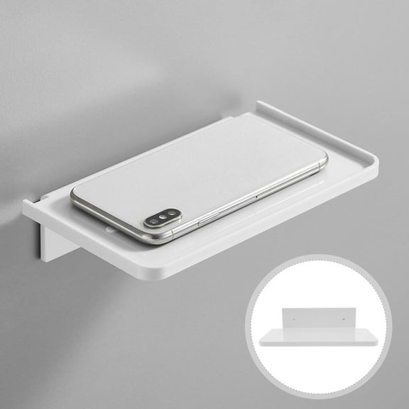 Bathroom Wall Hanging Storage Rack Sundries Storage Shelf Punch Free Rack