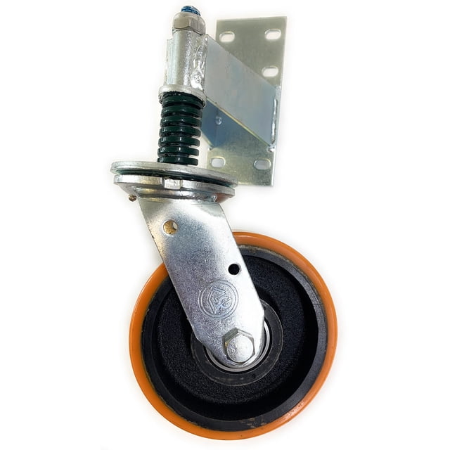 6x2 Pouces Grande Roulette de Porte - Roue Pivotante - Capacité de 880 lb - Construction Foghorn