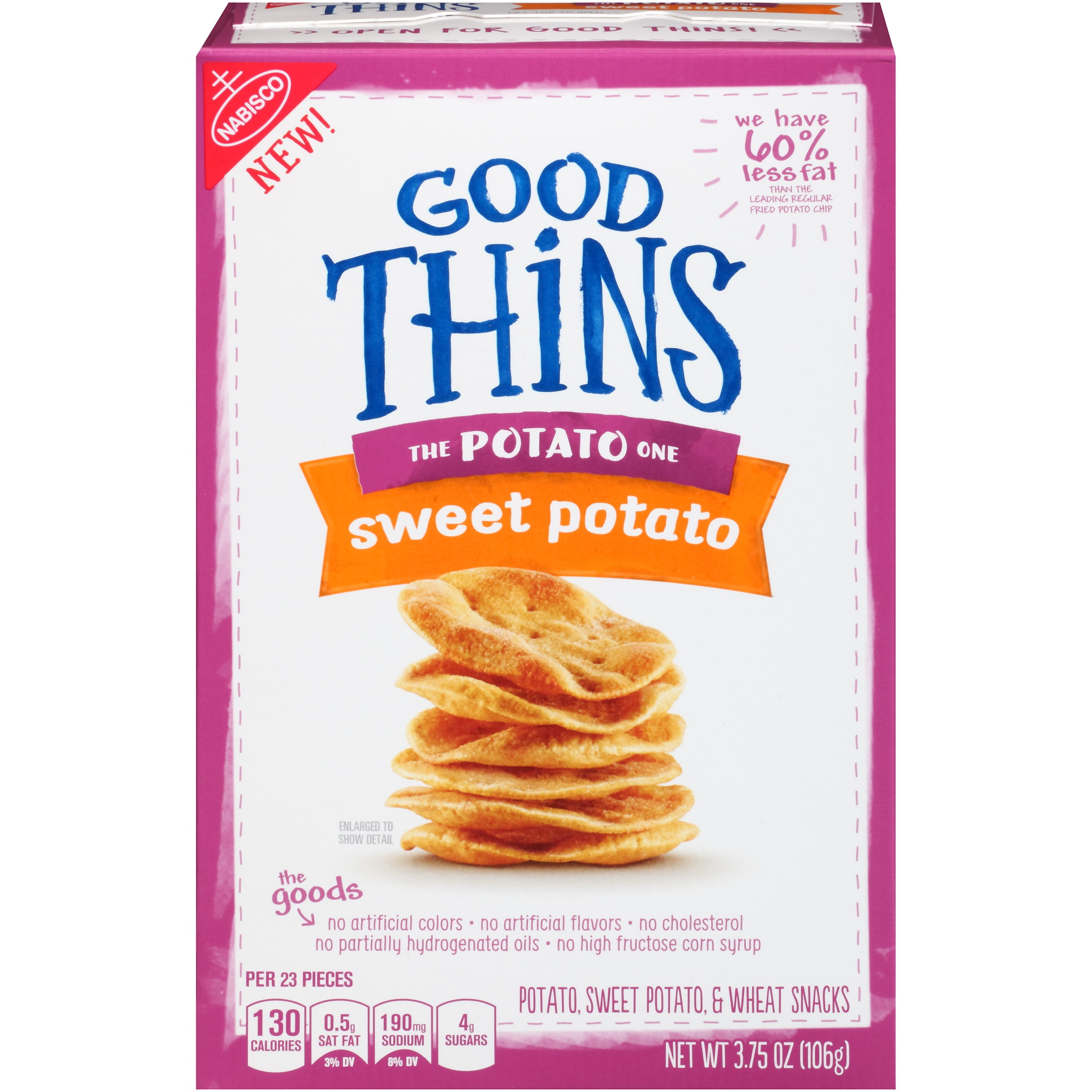Good Thins Sweet Potato Crackers, 1 box (3.75oz)