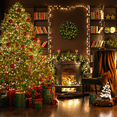 thumbnail image 5 of 750 LED String Lights Cluster Lights - 41ft Warm White White Wire Outdoor Waterproof Lights, Plug in Indoor String Lights with 8 Modes & Timer Memory for Xmas, Christmas Tree, 5 of 5