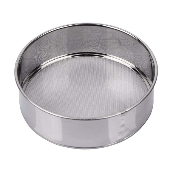 Ampseven Tamiz De Harina Para Hornear – 60 Mallas De Acero Inoxidable De 6 Pulgadas Pequeño Tamis Redondo Tamiz Mini Tamiz De Harina De Malla Fina (Malla De 6 Pulgadas 60 M)