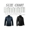 thumbnail image 2 of KingShop Mens Snow Down Jackets Light Down Alternative Puffer Jacket Bubble Coat Down Puffer Jacket Black, 2 of 10