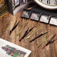 thumbnail image 4 of 4 Long Shaft Clock Movements Clock Hands Mechanism High Torque Mechanism with 8 Different Pairs of DIY Clock Repair Parts Replacement, Hooks and Nails, for Clock Repair Replacement, Gold and Black, 4 of 7