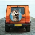 thumbnail image 6 of Naloa Blue Sky Cute Wolf PVC Leather Spare Tire Wheel Cover for Car Truck SUV Camper Trailer Universal Fit many size16 inch, 6 of 6