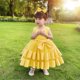 thumbnail image 4 of Vestido NSSMWTTC, vestido de fiesta de tul amarillo para niñas 90, 4 of 5