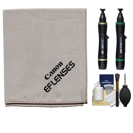 Canon Microfiber Cloth, Hurricane Blower, Brush, Fluid, Tissue & LensPen Cleaning Kit for EF Lenses & EOS 6D, 70D, 7D, 5DS, 5D Mark II III, Rebel T5, T5i, T6i, T6s, SL1 DSLR Camera Canon Microfiber Cloth, Hurricane Blower, Brush, Fluid, Tissue & LensPen Cleaning Kit for EF Lenses & EOS 6D, 70D, 7D, 5DS, 5D Mark II III, Rebel T5, T5i, T6i, T6s, SL1 DSLR Camera