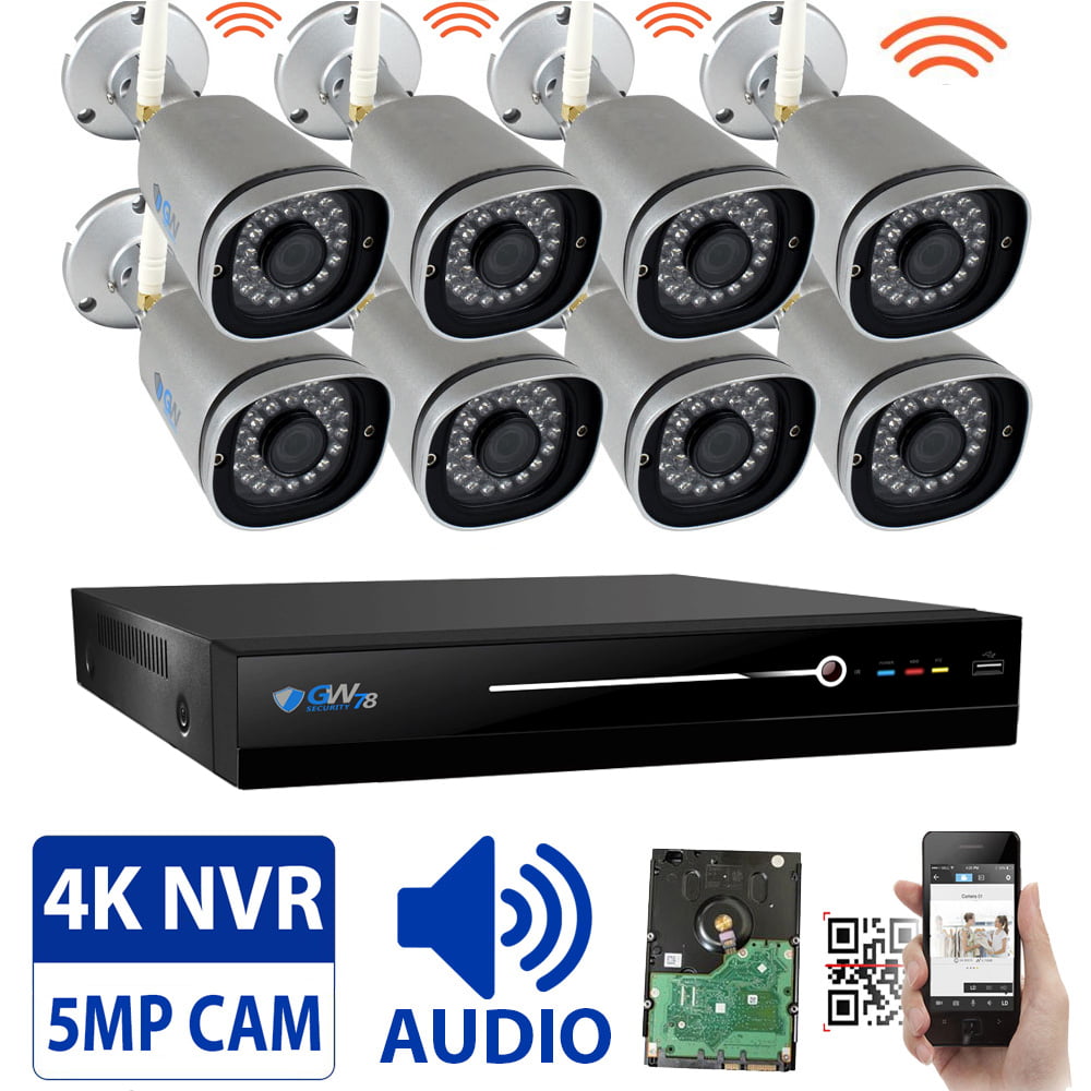 Audio Wireless Security Camera System 