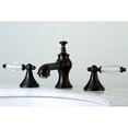 thumbnail image 2 of Kingston Brass KC7065WLL Widespread Lavatory Faucet with Brass Pop-Up, Oil Rubbed Bronze, 2 of 3