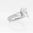 thumbnail image 2 of Ariana Jewel Radiant Cut 2Ct Diamond Ring for Gifts - Stacking Anniversary Sophisticated Ring for Women's - 14k White Gold Plated Ring - Round & Radiant Cut Engagement Wedding Pave Set Ring for Her, 2 of 2