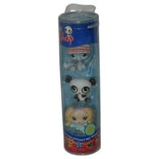 Littlest Pet Shop Winter 3-Pack (2006) Dog, Panda & Cat Toy Figure Set #175/176/177