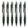 thumbnail image 1 of Uxcell 6Pcs Erasable Gel Pens, 0.5mm Retractable Fine Point Heat Erasable Marking Pen Smooth Writing Fabric Markers for Sewing Drawing Writing Planner, Black Ink, 1 of 7