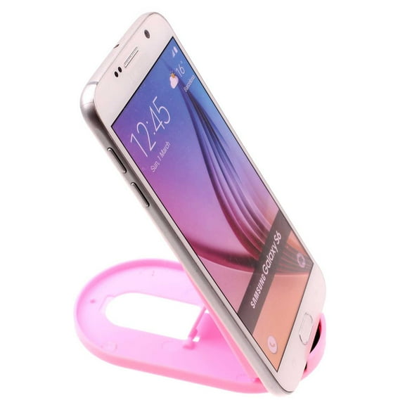 Pink Fold-up Stand for OnePlus Nord N20 5G Phone - Holder Travel Desktop Cradle Dock for OnePlus Nord N20 5G