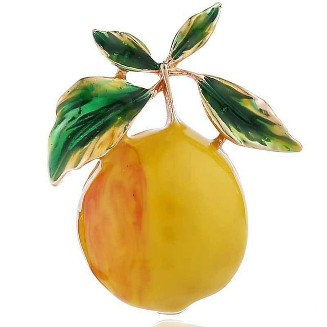 Xiao Hua Broche de fruta de moda, 2 broches esmaltados, accesorios creativos para vestir, joyería, exquisito regalo retro, estilo 12