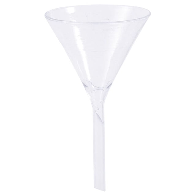 EeaseMX Cristalería de laboratorio, química analítica, embudo de alimentación para líquidos o sólidos, embudo triangular grueso, resistente a altas temperaturas, herramienta de 40 mm