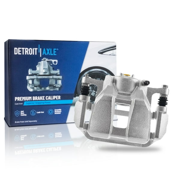 Detroit Axle - Front Left Brake Caliper for 2013-2022 Honda Accord 2016-2022 HR-V Disc Brake Caliper w/Bracket 2014 2015 2017 2018 2019 2020 2021 HRV Replacement Driver Side Assembly