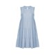 thumbnail image 3 of Vestido A Media Pierna Vestido de playa para mujer Casua Vestido de retazos sin mangas Cuello redondo Ropa diaria suelta Ygjytge Azul S para Mujer, 3 of 8