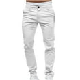 thumbnail image 1 of Pantalones Rectos Rectos de Color Liso Con Botones Abiertos Para Hombre Odeerbi ODB-6, 1 of 4