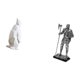 thumbnail image 5 of Figura decorativa de resina, escultura de animal, coleccionable, artesanal, adorno, estatua de mesa, bar, dormitorio, oficina, entrada, chimenea,, 5 of 8