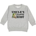 thumbnail image 2 of Inktastic Uncle's Fishing Buddy Toddler Sweatshirt, 2 of 4