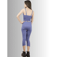 thumbnail image 3 of SET DE CABRI Y BLUSA STRETCH LILA PARA MUJER UNITALLA, 3 of 5