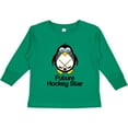 thumbnail image 3 of Inktastic Future Hockey Star Penguin Boys or Girls Long Sleeve Toddler T-Shirt, 3 of 5
