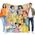 thumbnail image 1 of Princesas Disney anti-pilling, suave, ligera, esponjosa y acogedora de lujo para hogar y cocina – Perfecta para niños y adultos,120X180cm, 1 of 6