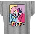 thumbnail image 3 of My Little Pony - Bff Pony Grid - Women's Short Sleeve Graphic T-Shirt, 3 of 5