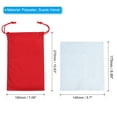 thumbnail image 2 of Uxcell 11"x7" Ski Goggle Bag Microfiber Goggle Pouch with Glasses Cloth Draw String, Red 6 Pack, 2 of 6
