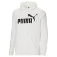 thumbnail image 4 of PUMA Mens Essentials Big Logo Fleece Hoodie Bt Large Big Tall White, 4 of 5