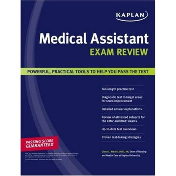 Pre-Owned Kaplan Medical Assistant Exam Review (Paperback) 1419550942 9781419550942
