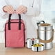 thumbnail image 5 of Toystoory Bolsa de almuerzo Caja térmica para alimentos Caja de almuerzo Bento Película de aluminio Bolsa a prueba de fugas Oficina de viaje Almacenamiento y organización del hogar Azul marino, 5 of 6