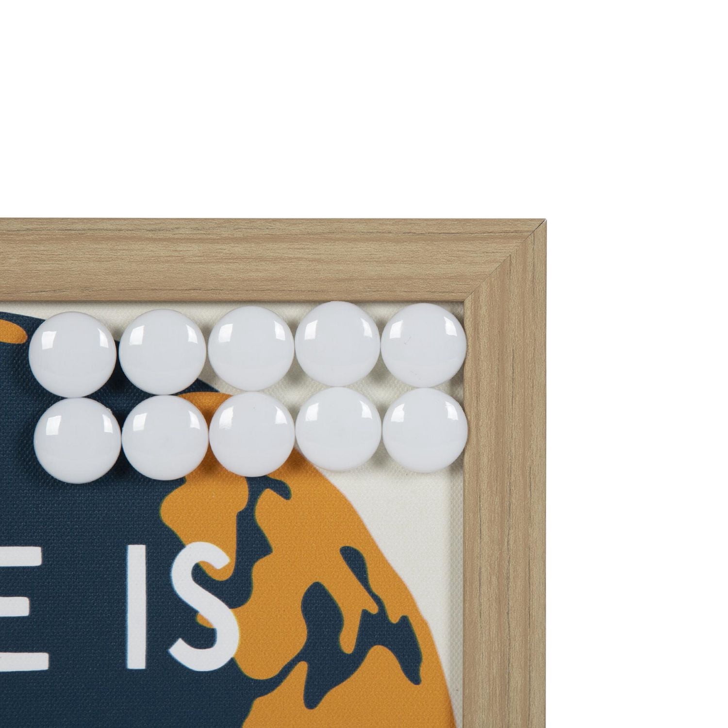 Hometrends "There is No Planet B" Framed Magnet Board