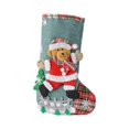 thumbnail image 2 of Calcetín de Navidad Decoración de Navidad Bolsa de regalo Festival de vacaciones Bolsa de dulces Fiesta para el hogar Familia año Nuevo Mujeres Llevar Baoblaze Medias Calcetines, 2 of 6