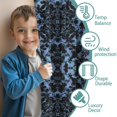 thumbnail image 3 of Blackout Kids Curtains,Blue Abstract Pattern Childrens Insulated Curtains Set Of 2,Bedroom Essentials,Toddler Room Decor 52x63in(132x160cm), 3 of 5