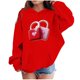 thumbnail image 4 of TaTaai Womens Graphic Hoodies Streetwear Hoodie Coquette Bow Graphic Aesthetic Preppy Long Sleeve Pocket Pullover Gift, 4 of 5