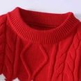 thumbnail image 5 of Men's Pattern Printed Sweaters Casual Long Sleeve Crew Collar Cable Knitted Pullover Sweater Top, 5 of 7