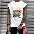 thumbnail image 1 of LSLJS Men Tank Top Hommes Mode Décontractée Impression Pull Round Neck Sports Tank Hauts Gilet, 1 of 5