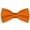 Orange, variant on Men's Solid Color Adjustable Pre-Tied Bow Tie, Orange