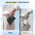 thumbnail image 4 of SaniMore Case for Samsung Galaxy S23 Ultra 6.8" 2023, [Tough PC Back PU Leather Skin] Card Slot + Magnetic Car Mount + Sliding Cover Shockproof Anti-slip Hybird Heaavy Duty Protective Shell, Blue, 4 of 8
