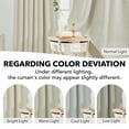 thumbnail image 4 of ZOPZO Blackout Curtains 2 Panels Thermal Insulated, Light Beige, 70W x 84L Inch, Back Tab Drapes for Bedroom and Living Room, 4 of 7