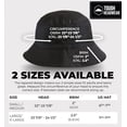 thumbnail image 6 of Tough Headwear Bucket Hats - Unisex Fishing Beach Sun Hat - Black, Lightweight Fabric, 6 of 7