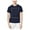 Blue - navy, variant on WHT SPACE Mens Square Graphic T-Shirt, Blue, Small