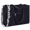 thumbnail image 1 of Bolsa de lona BTOOP para portátil, para mujer, hombro de trabajo, 15.6 pulgadas, 1 of 9