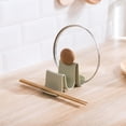thumbnail image 4 of Soporte para tapa de olla, escurridor decorativo multiusos. Verde, 4 of 9